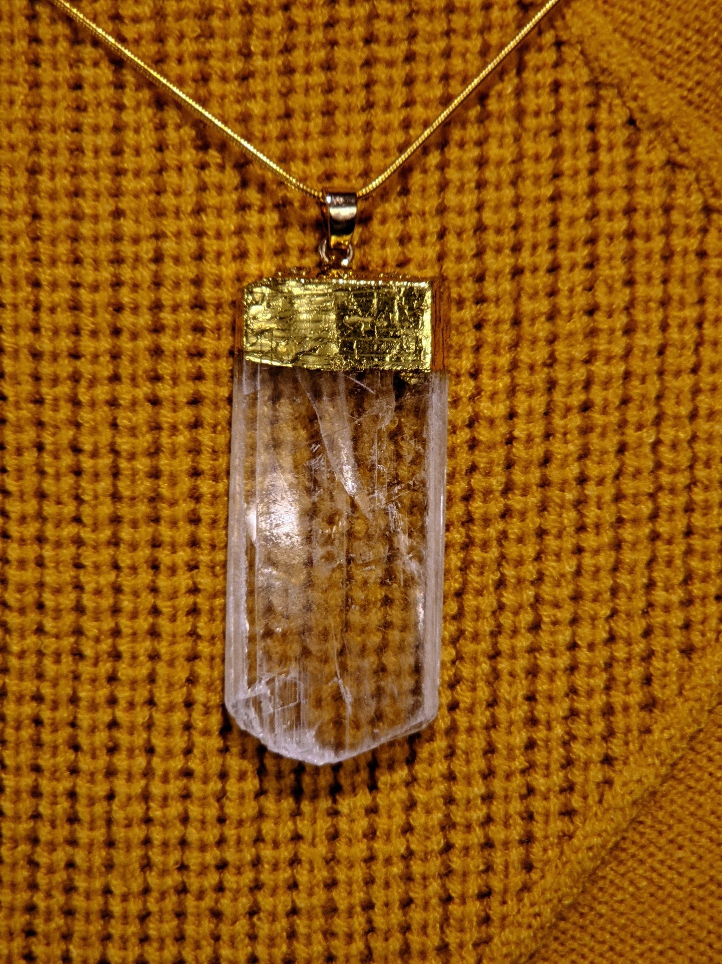 Selenite Necklace - Purity, Peace & Angelic Connection