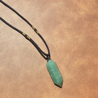 Green Aventurine Crystal Necklace