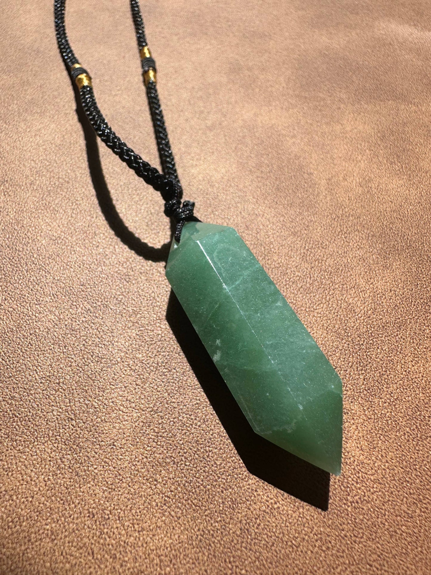 Green Aventurine Crystal Necklace