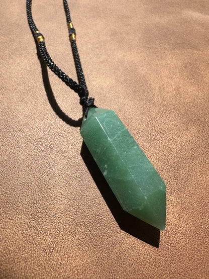 Green Aventurine Crystal Necklace