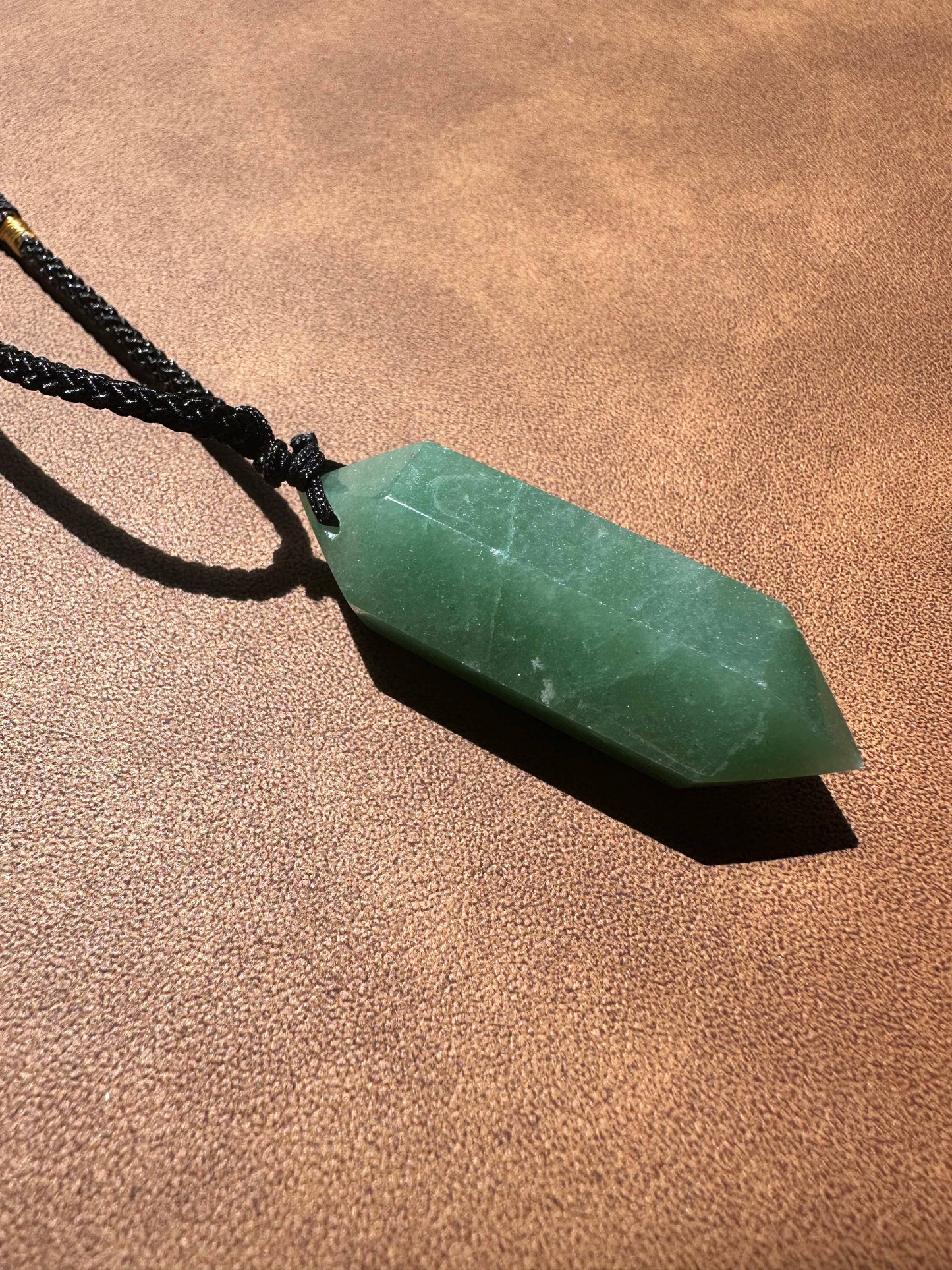 Green Aventurine Crystal Necklace