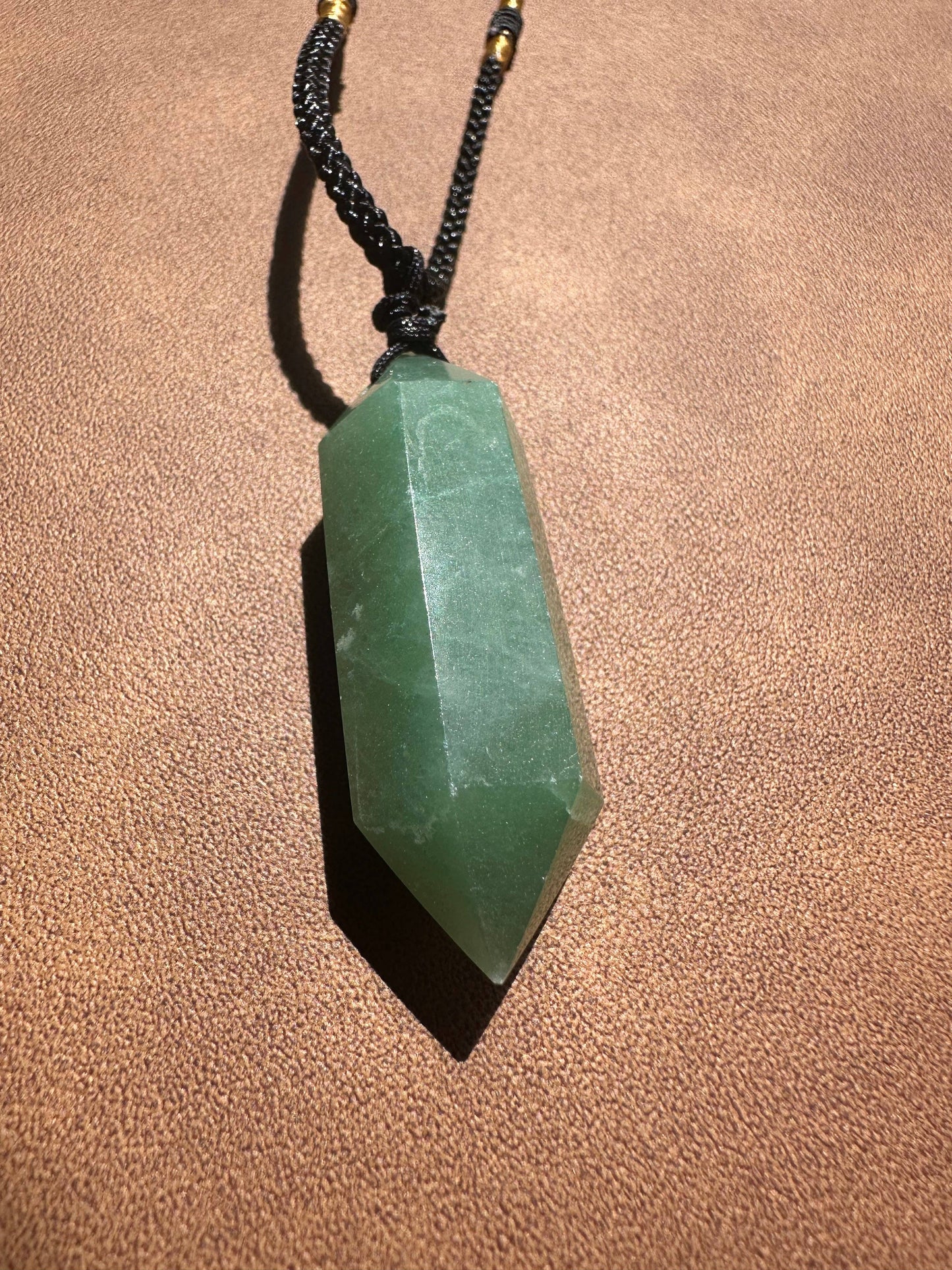 Green Aventurine Crystal Necklace