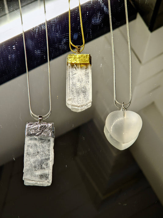 Selenite Necklace - Purity, Peace & Angelic Connection